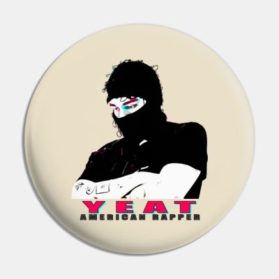Yeat American Rapper Pin Official Yeat Merch