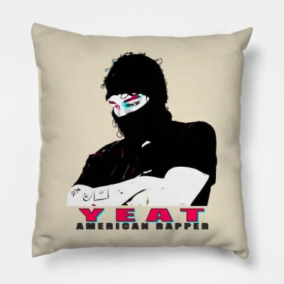 Yeat American Rapper Throw Pillow Official Yeat Merch