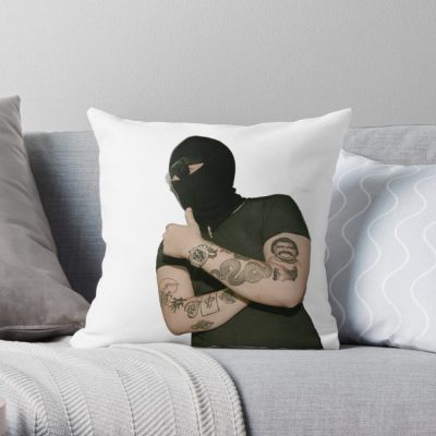 Bank Robber Throw Pillow Official Yeat Merch