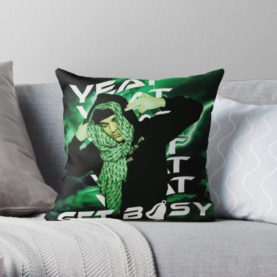 Yeat Get Busy Throw Pillow Official Yeat Merch