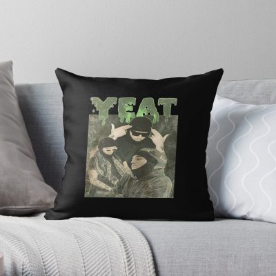 Yeat Streetwear Throw Pillow Official Yeat Merch