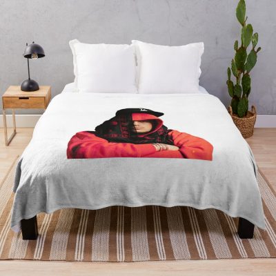 Red Hoodie Throw Blanket Official Yeat Merch