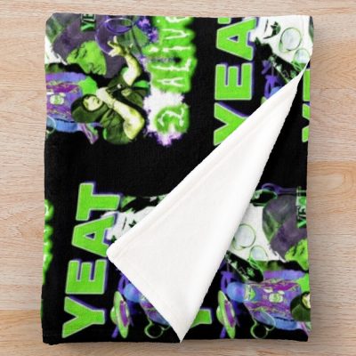 Yeat Vintage 90S Style Retro Throw Blanket Official Yeat Merch