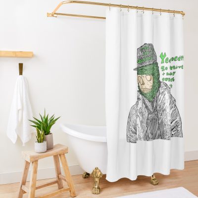 Custom Yeat Aftërlyfe Tour Merch (With Text) Shower Curtain Official Yeat Merch