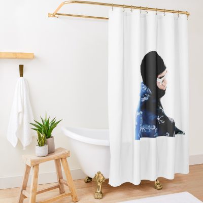 Black Beanie Shower Curtain Official Yeat Merch