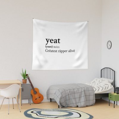 Grëatest Räpper Alivë By Yeat Tapestry Official Yeat Merch