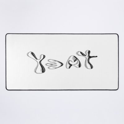 Yeat Metallic Text Mouse Pad Official Cow Anime Merch
