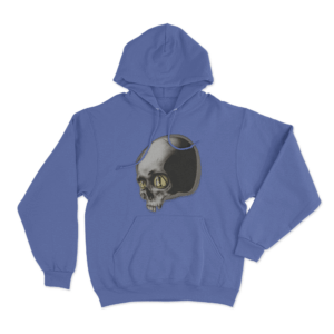 DANGEROUS SUMMER SKULL Hoodie Blue