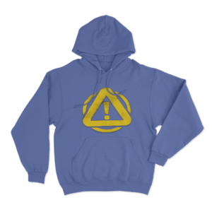DANGEROUS SUMMER WARNING Hoodie Blue