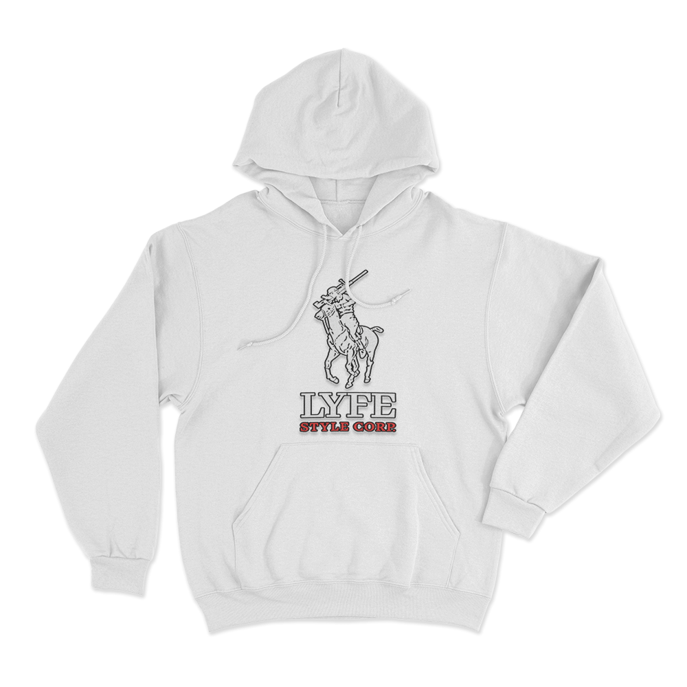 LYFESTYLE Hoodie White LYFESTYLE Hoodie White