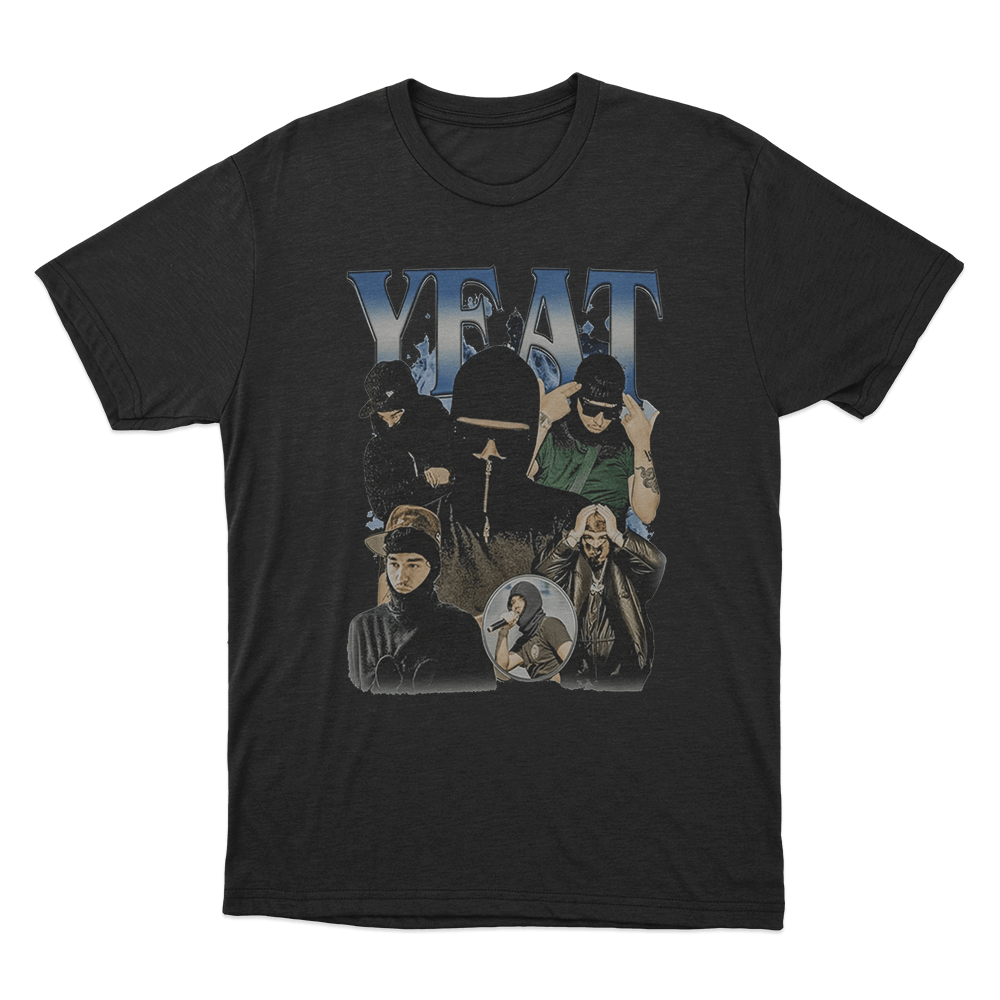 YEAT COLLAGE T Shirt Black YEAT COLLAGE T Shirt Black