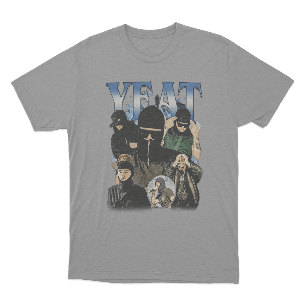 YEAT COLLAGE T Shirt Grey YEAT COLLAGE T Shirt Grey