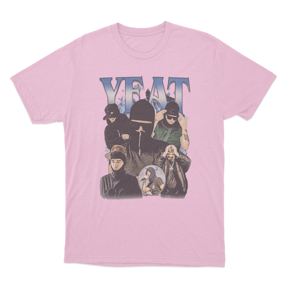 YEAT COLLAGE T Shirt Pink YEAT COLLAGE T Shirt Pink