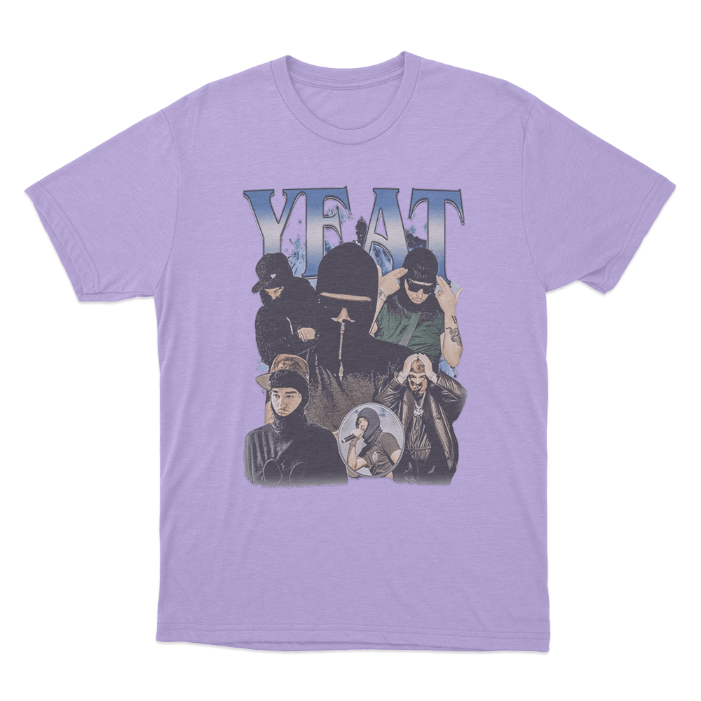 YEAT COLLAGE T Shirt Purple YEAT COLLAGE T Shirt Purple