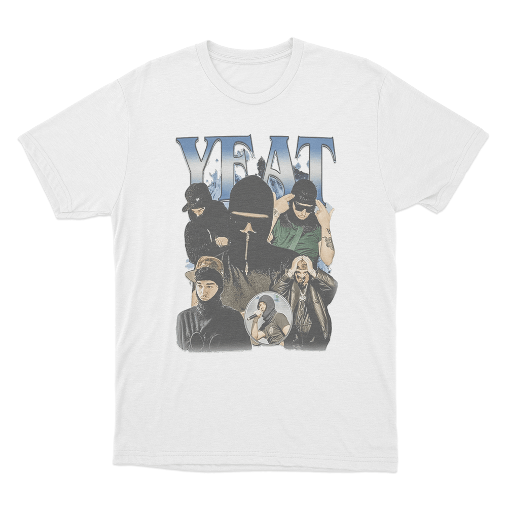 YEAT COLLAGE T Shirt White YEAT COLLAGE T Shirt White