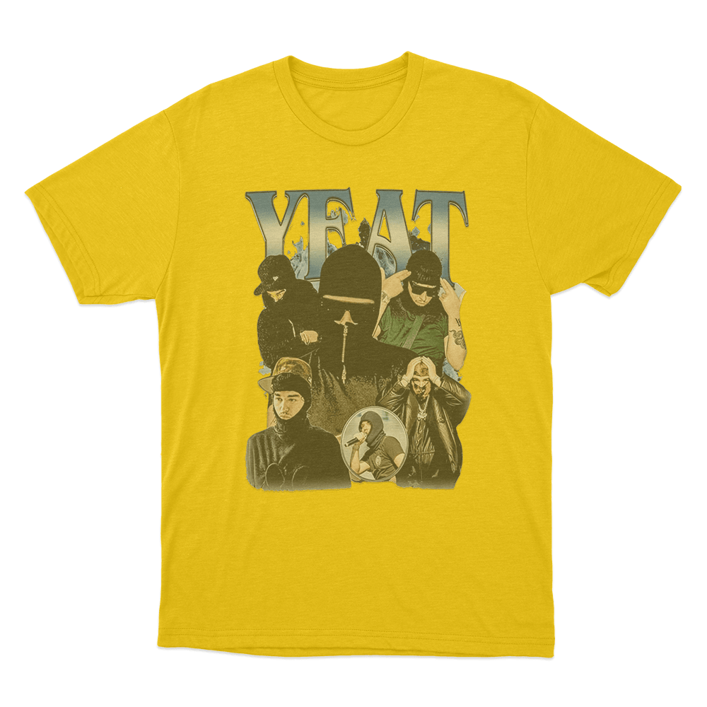 YEAT COLLAGE T Shirt Yellow YEAT COLLAGE T Shirt Yellow